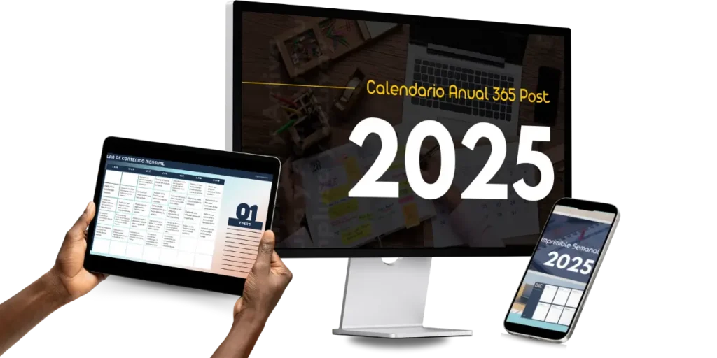 Calendario Anual planificador 365 Publicaciones